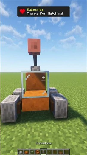 Mini Excavator Tutorial 🚜 #minecraft #shorts