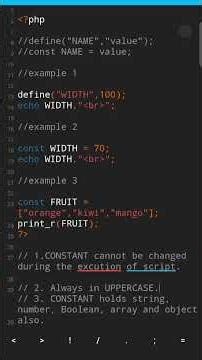 Define Function and Const In Php/Javascript #coding #javascript #webdesign #ytshorts #viralshorts