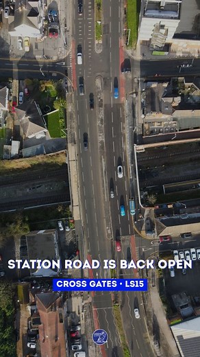 Cross Gates — the Station Road bridge works are finally finished! 🎉 Great news for everyone in the area — the road has been closed since March while the old bridge over Cross Gates railway station was demolished and completely rebuilt. Local businesses can finally breathe again after months of reduced footfall, and for everyone living nearby it means no more massive detours just to get to Colton, the M1 or the other side of east Leeds. A long 7 months… but we’re glad it’s back open! 🙌 #LeedsLi