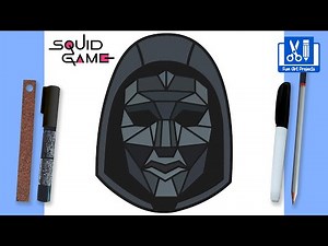 How to Draw Front Man From Squid Game (Netflix) | Draw Game Characters Step By Step