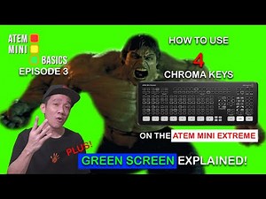 How to use FOUR Chroma Keys on the Atem Mini Extreme! An Updated Guide