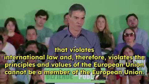 🇪🇸🇪🇺🇮🇱 Spain will present a proposal to Europe asking the EU to break its association agreement with Israel. — Spanish PM, Sanchez, adding "We have nothing against the people of Israel. But Netanyahu's Government violates international law"