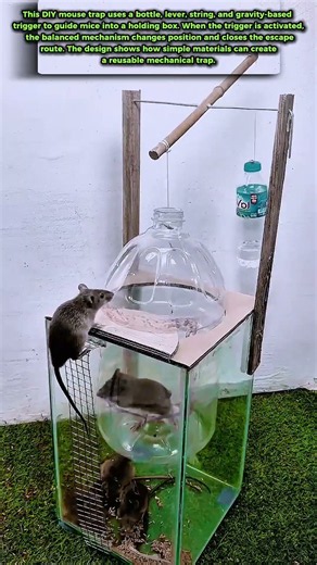 Smart Innovation Mouse Trap: How a Bottle Trigger Catches Mice