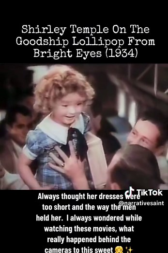 Shirley Temple On The Goodship Lollipop From Bright Eyes (1934) #shirleytemple #shirleytempleblack #oldhollywood #cinema #childstar #1930s #showbiz #goldenageofhollywood #20thcenturyfox #hollywoodstudios #protectourchildren