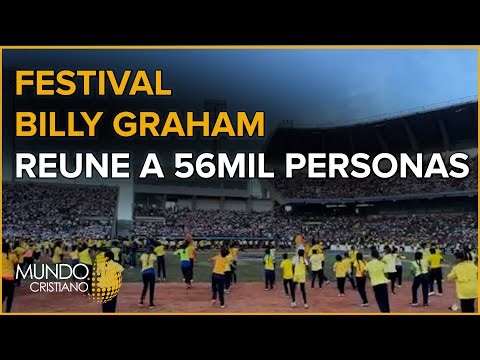 Festival Billy Graham en Venezuela reunió a 56 mil personas en un evento de 3 días