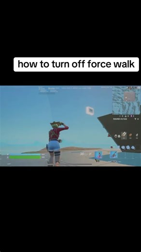 How to Turn Off Force Walk in Fortnite