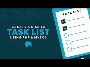 Creating Task List in PHP, PDO, & MySQL | Bluesparrow Media