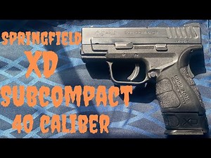 ‼️SPRINGFIELD XD subcompact mod 2 40 cal | review |