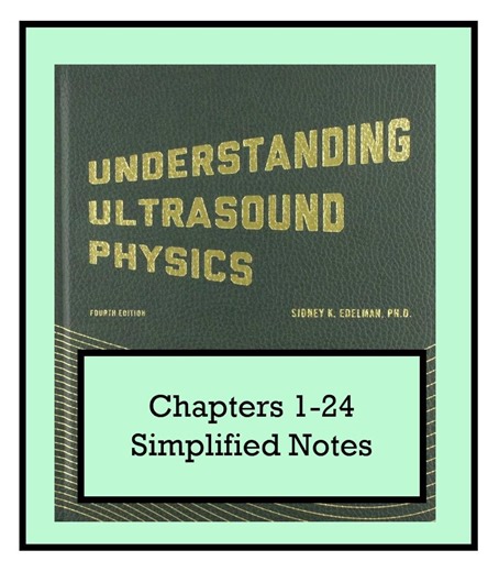 Ultrasound Physics Simplified Notes - Etsy