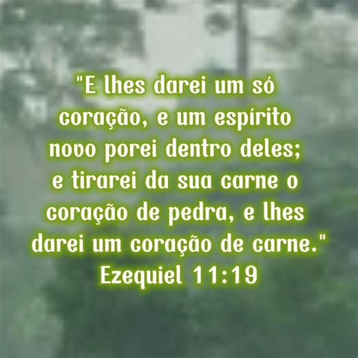 Novo espírito! Ezequiel 11:19