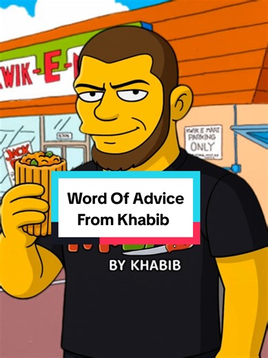 Word Of Advice From Khabib Nurmagomedov 😭 it's just a joke guys, relax, You are probably safe but who knows 🤔 #ufc #mma #advice