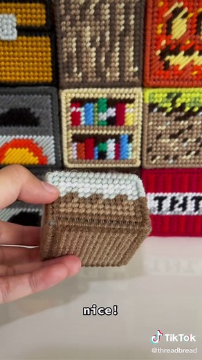 Day 9 of making Mincraft blocks - cake #minecraft #minecraftart #fypシ #TreatiestCupContest