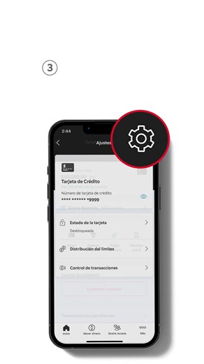 Distribuye los límites de tu tarjeta de crédito entre tus líneas de pesos, dólares y Cuotas Scotiabank® con total libertad, todo desde la comodidad de tu teléfono con tu Scotia Caribbean App. 🔄🌍💸 Pasos: 1. En tu App ve a la línea en pesos de tu tarjeta de crédito 2. Pulsa icono de Configuración (⚙️), arriba a la derecha 3. Pulsa Distribución de límites 4. Sigue el proceso. ¡Disfruta de los beneficios de adaptar tus finanzas a tus necesidades! 📲💳💵 ¡Si todavía no tienes tu Scotia Caribbean A