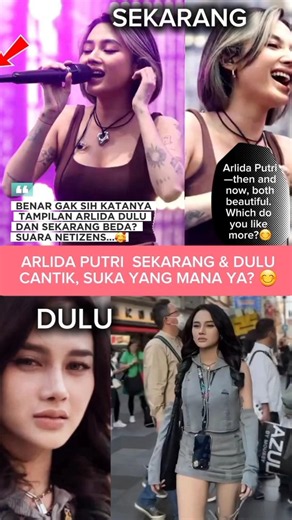 Arlida Putri sekarang & dulu, cantik. Suka yang mana ya?😊 #shorts #arlidaputri #lucu #trending