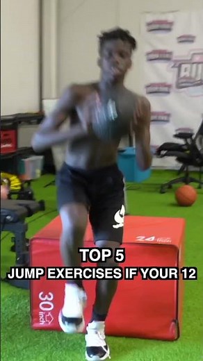 TOP 5 JUMP TRAINING EXERCISES FOR 12 YEAR OLDS #basketballworkout #verticaljump #basketball #fyp
