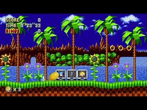 How to get Normal running Super Sonic in Sonic Mania (Plus)