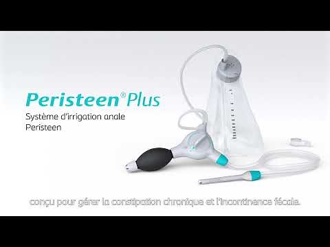 Présentation du système d'irrigation Peristeen Plus