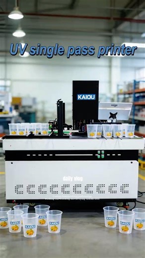 Fast Color Adhesion on Plastic Bottles, One Pass Only #printing #technology