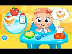 Baby care game - take care of a cute baby - feed and play with the child | Care games