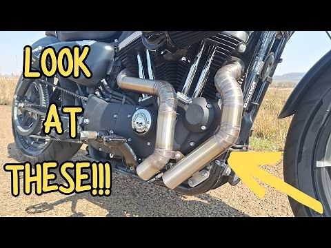 Full Custom Exhaust Build!!! Harley Davidson Iron 883 Sportster #bike #bikelover