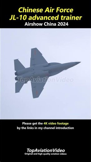 PLA Air Force JL-10 Falcon advanced trainer aircraft @ Airshow China