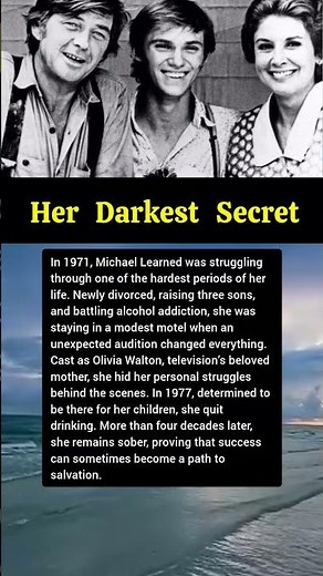 Michael Learned’s Battle With Alcohol Changed Everything‎. #michaellearnstorock