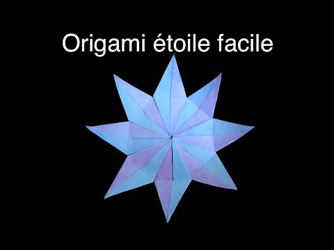 Tuto origami : étoile (facile)