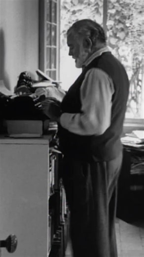 When Hemingway said this, he was rejecting artifice in fiction. To him, a “character” was something constructed to serve a plot, while a living person carried contradiction, silence, and an inner life that extended beyond the page. He believed people in a novel should feel as though they existed before the story begins and would continue after it ends, revealed not through explanation but through behavior, choice, and restraint. This idea is inseparable from his iceberg theory. Hemingway knew hi