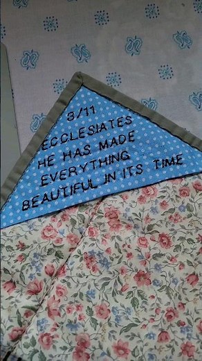 How To Make Quilt Labels With Sewing Machine / Singer Quantum Stylist 9960 #youtubeshorts #shorts