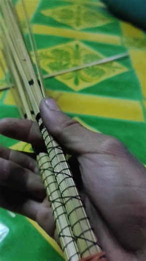 เขียวจี๋เลยครับ#ตอกสั่นหนู #มือใหม่ทำตอก #ตอกเข้าเส้นอุบลราชธานี