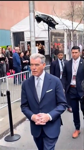 Pierce Brosnan Still Has That James Bond Charm | Gentleman Style in New York #Shorts