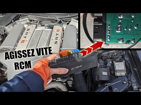 Boîtier RCM Chrysler Crossfire / Mercedes SLK P0410 / ne démarre pas / ESP ABS