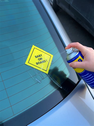 How to safely remove stickers from your car🚗✨