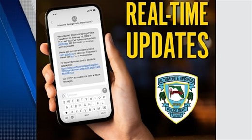 Altamonte Springs launches 911 texting tool with officer arrival updates