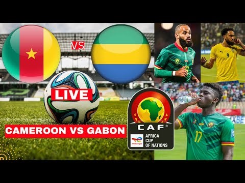 Cameroon vs Gabon 1-0 Live Africa Nations Cup AFCON Football Match Score Highlights Lions Direct CAF