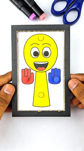 Sprunki OC The Player Poppy Playtime 5 Pinball Cardboard Game #incredibox #sprunki #game