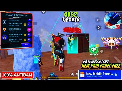 Free Fire Panel Mobile 🔥 FF Antiban Panel OB52 | Free Fire Hack New 😈 FF Injector 2026 | FF Panel
