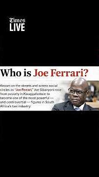 Who Is Joe Ferrari? taxi Boss, big five cartel claims & underworld allegations