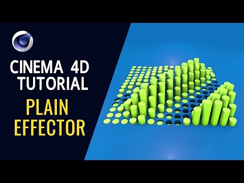 Plain Effector - Cinema 4D Tutorial