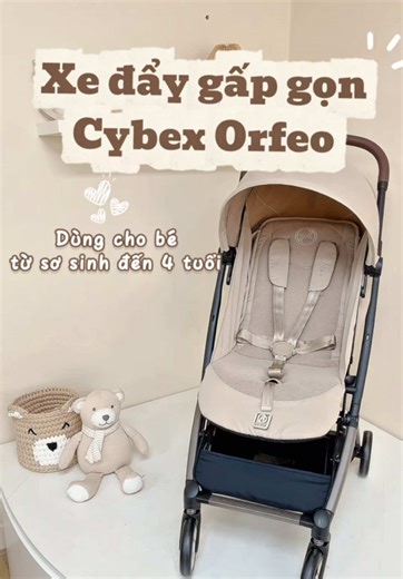 CYBEX ORFEO - Xe đẩy gấp gọn đi du lịch