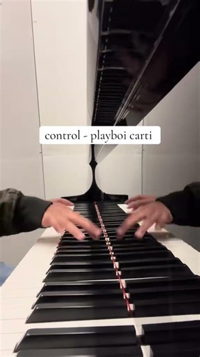 Playboi Carti - Control (TikTok: ankurrmm) #playboicarti #wholelottared #pianocover