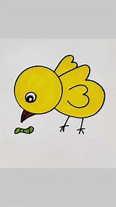 36K views · 307 reactions | Cute chick  drawing tutorial for kids . #drawing #creativity #artist #artwork #trendingreel #explorepage #fbreelsfypシ゚viralシ | Easy drawing for kids24 | Facebook