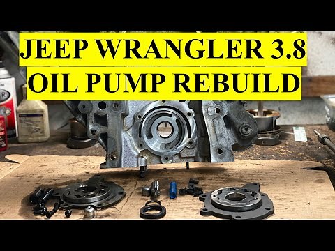 Oil Pump Rebuild/Replacement on Jeep Wrangler Chrysler Dodge 3.8 liter V6 2007-2011
