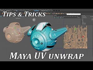 Maya UV wrapping Tips – Clean & Quick Hard Surface UVs maps