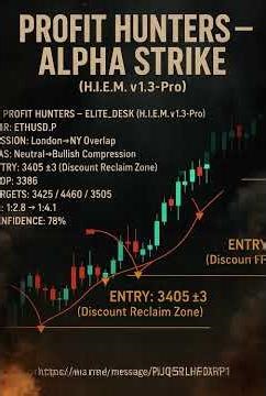 PROFIT HUNTERS — Institutional Trade Setup (H.I.E.M. v1.3-Pro) | Smart Money + VWAP + Orderflow