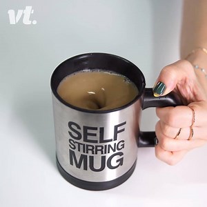 Know someone who needs this self stirring mug? ☕️ Buy yours here: http://bluecrate.gifts/SSM | VT