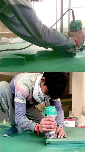 real carpenter work " router machine chalana koi aam baat nhi hai #handmade#realwork#interiordesign