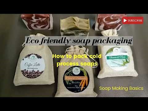 Eco-Friendly Handmade Soap Packaging Ideas at home | Cold Process Soap Wrapping & Labelling at Home