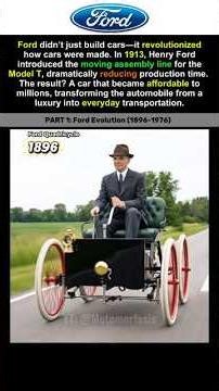 Before Ford, Cars Were Different