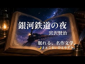 【朗読】銀河鉄道の夜／宮沢賢治｜眠れる、名作文学。🌙 2時間半の長編朗読